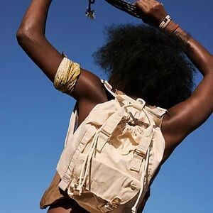 FP Movement X Doughnut organic cream Backpack